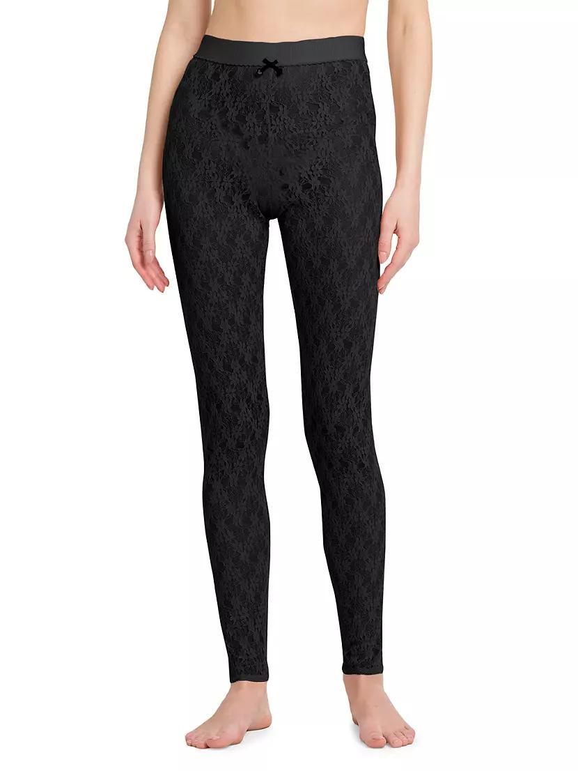 Floral Lace Leggings Product Image