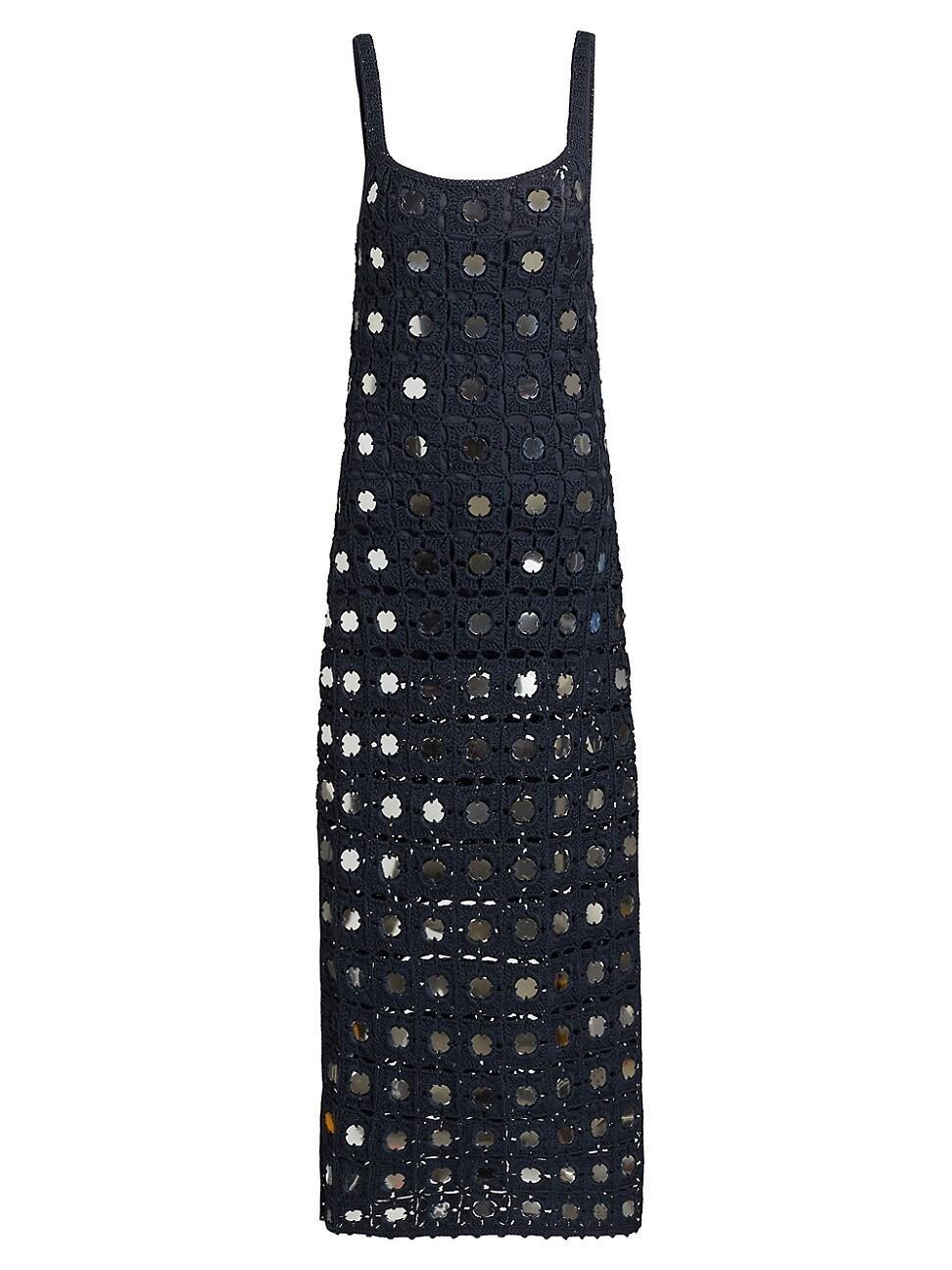 Womens Clementine Mirror Crochet Midi-Dress Product Image