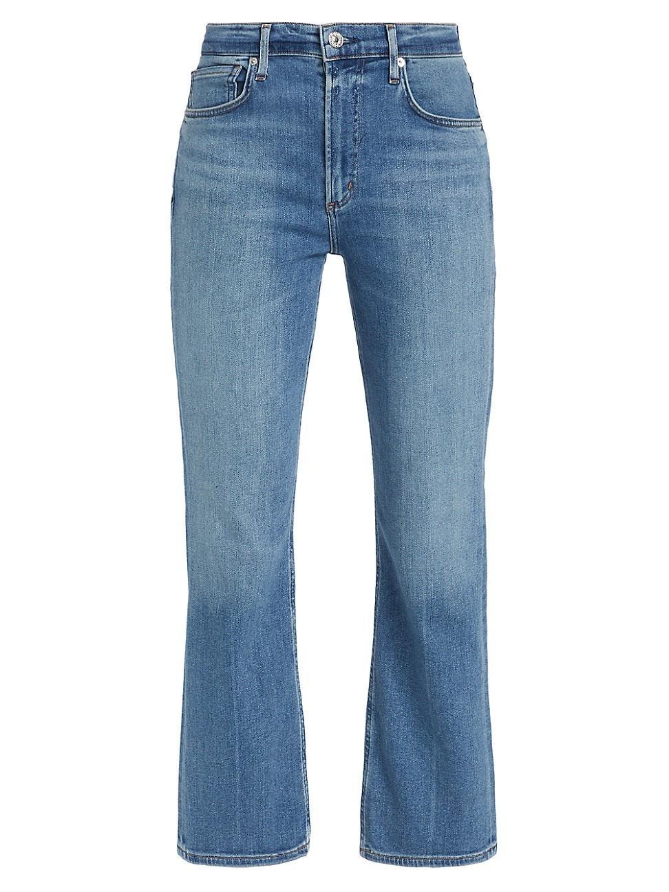 Womens Isola Cropped Boot-Cut Jeans Product Image