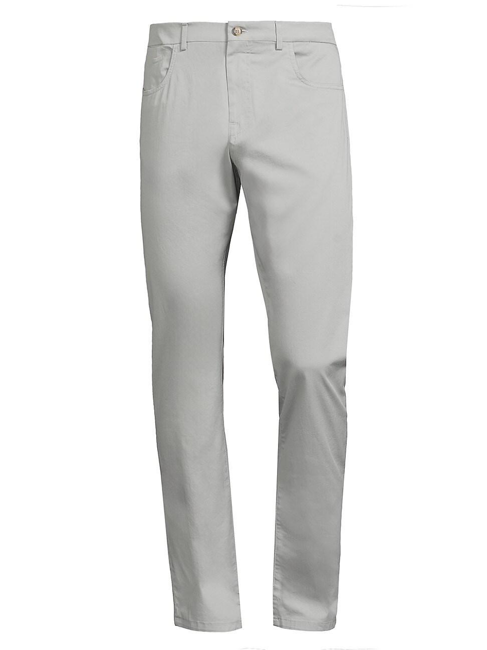 Mens Stretch-Cotton Five-Pocket Trousers Product Image