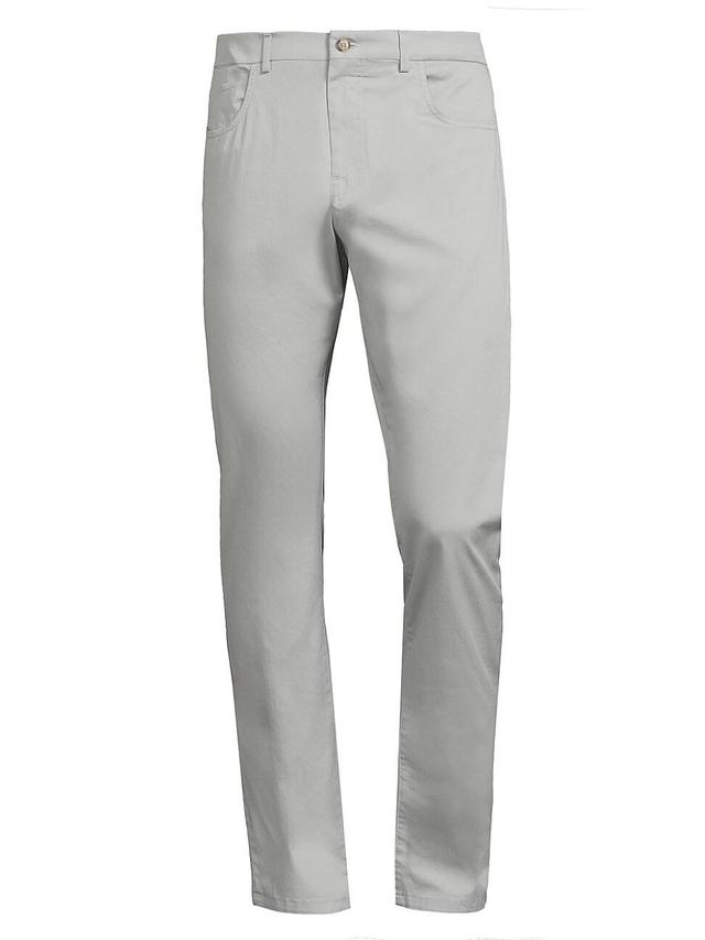 Mens Stretch-Cotton Five-Pocket Trousers Product Image