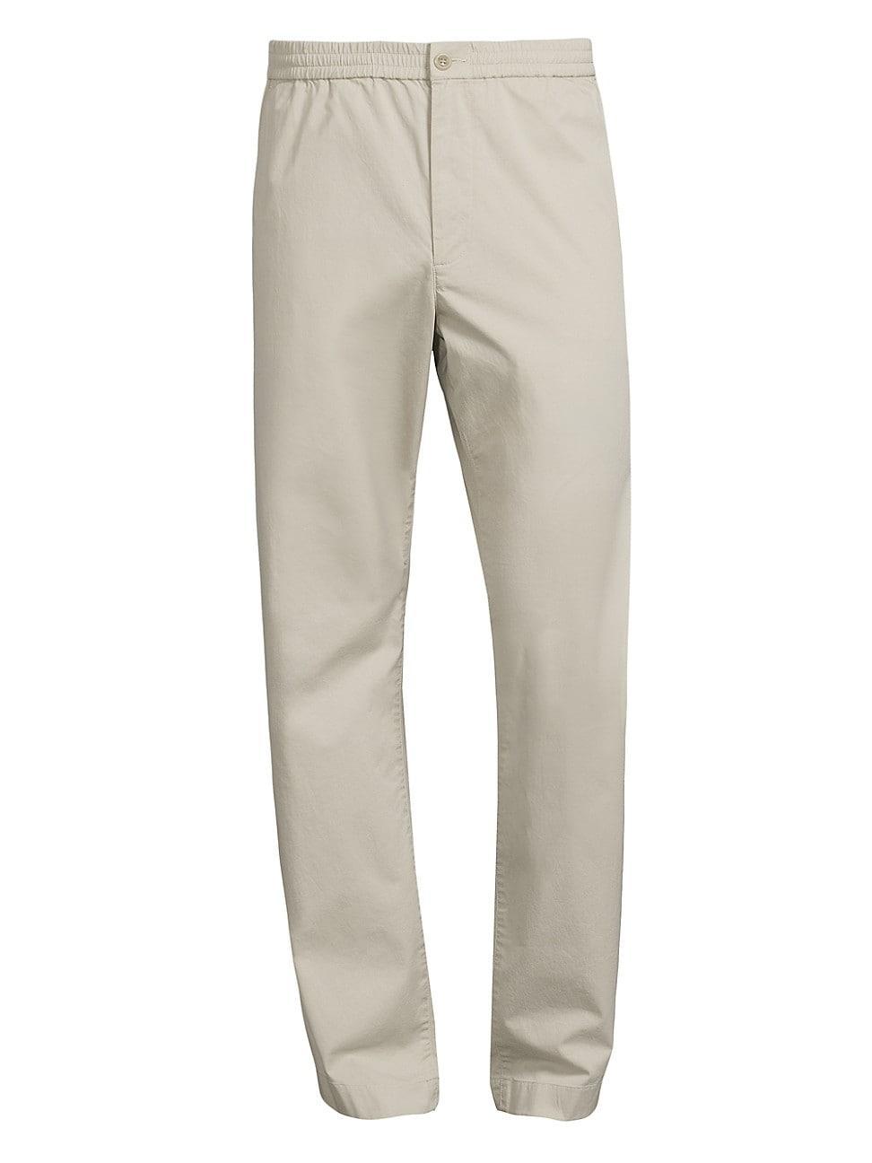 Mens Stretch-Cotton Flat-Front Pants Product Image