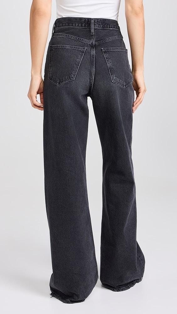 AGOLDE Dame High Rise Wide Leg Jeans | Shopbop Product Image