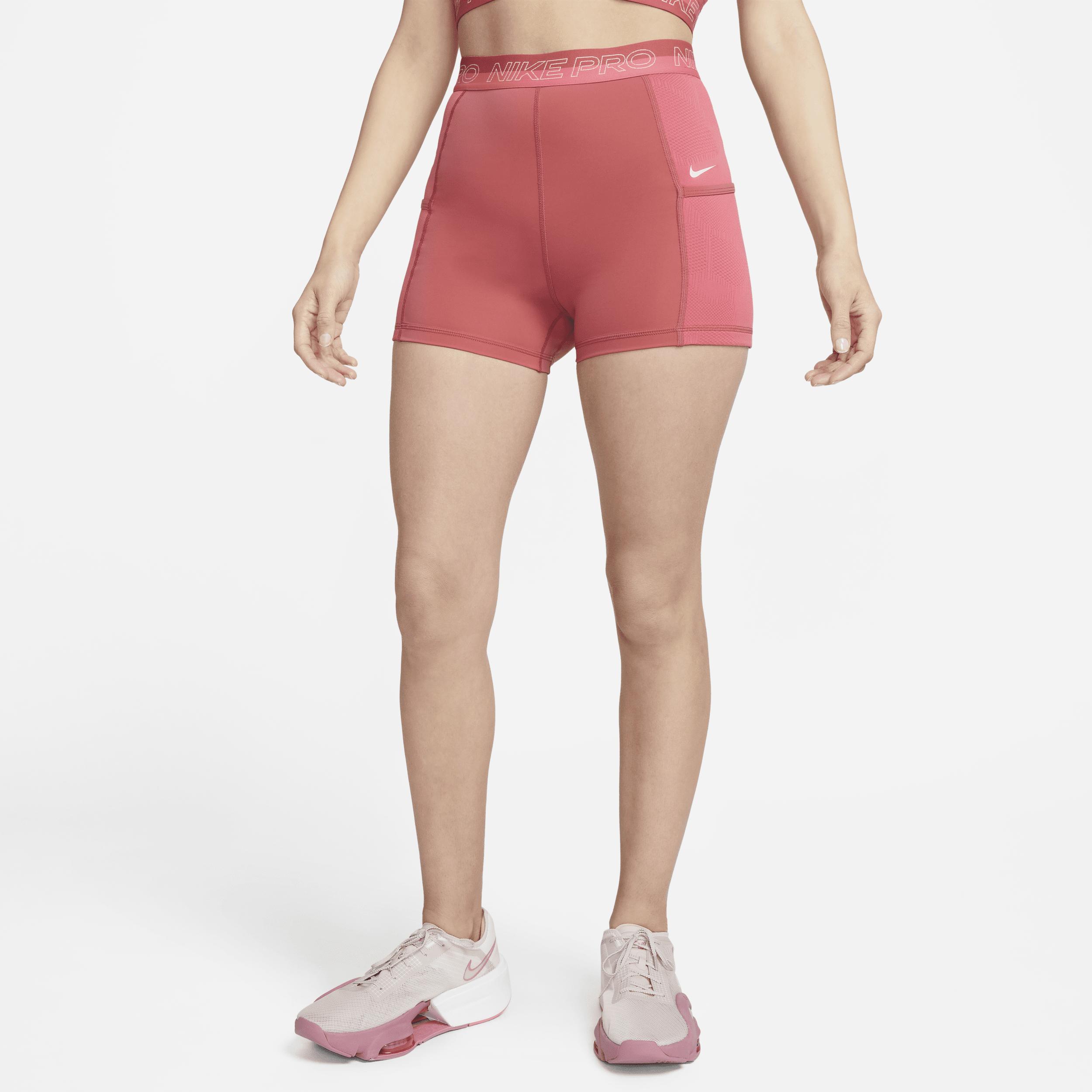 Women's Nike Pro High-Waisted 3" Training Shorts with Pockets Product Image