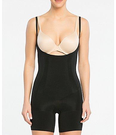 SPANX OnCore Open Bust Mid Thigh Shaper Bodysuit Product Image