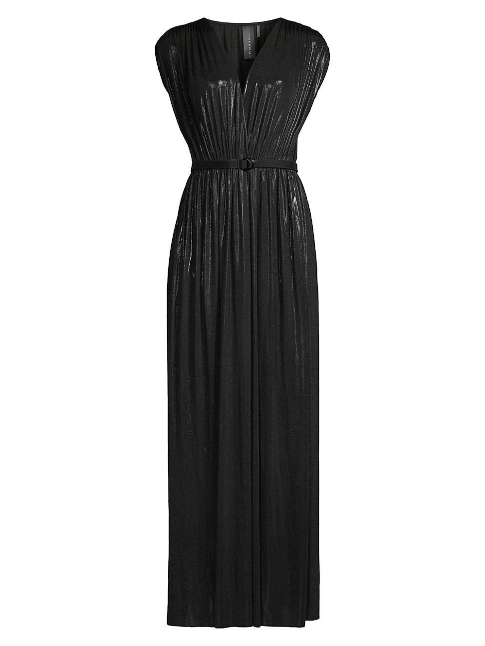 Womens Athena Sheen Belted Gown Product Image