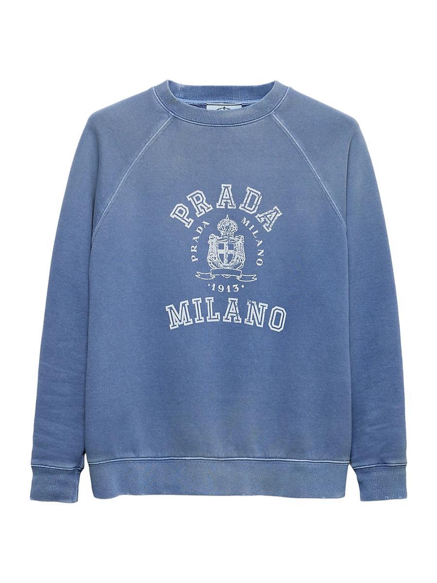 Womens Cotton Crewneck Sweatshirt Product Image