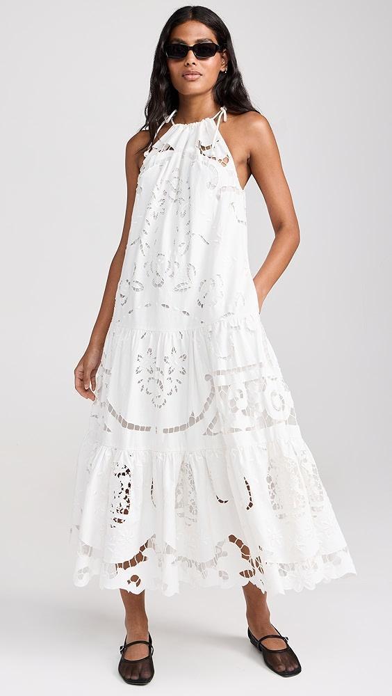 Sea Edith Embroidery Halter Neck Dress | Shopbop Product Image