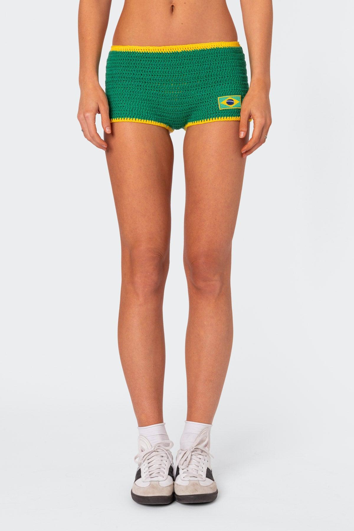 Brasil Crochet Shorts Product Image