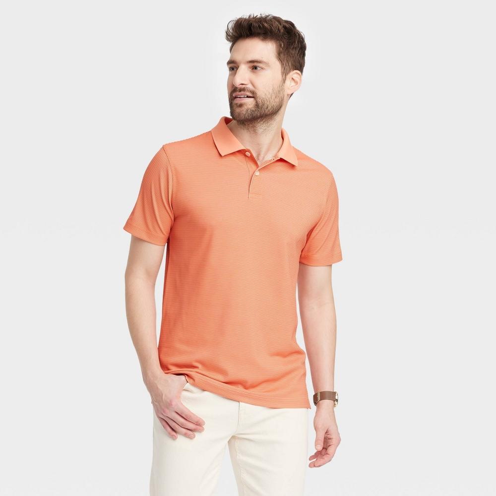 Mens Performance Polo Shirt - Goodfellow & Co Terracotta Orange XXL Product Image