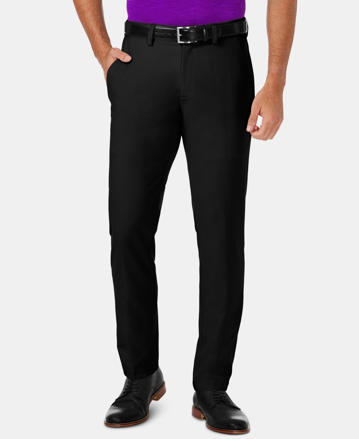 Haggar Mens Cool 18 Pro Slim-Fit 4-Way Stretch Moisture-Wicking Non-Iron Dress Pants Product Image