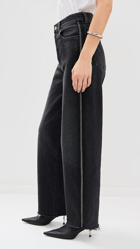 LE JEAN Nomad Beaded Tux Stripe Jeans | Shopbop Product Image