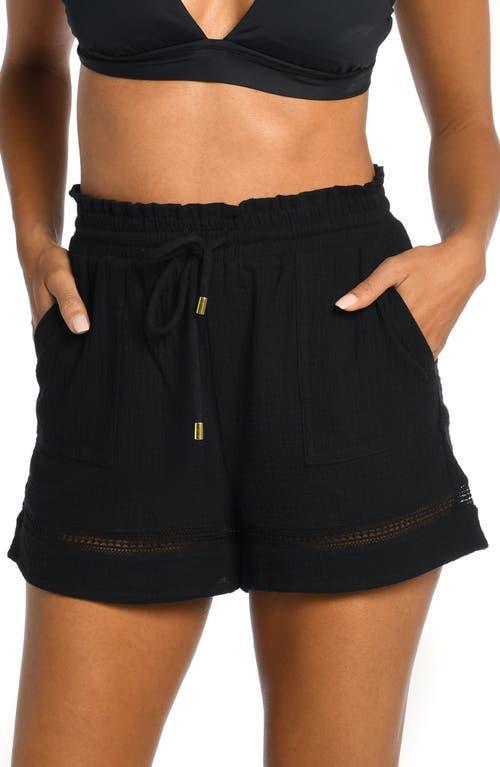 La Blanca Beach Cotton Cover-Up Shorts Product Image