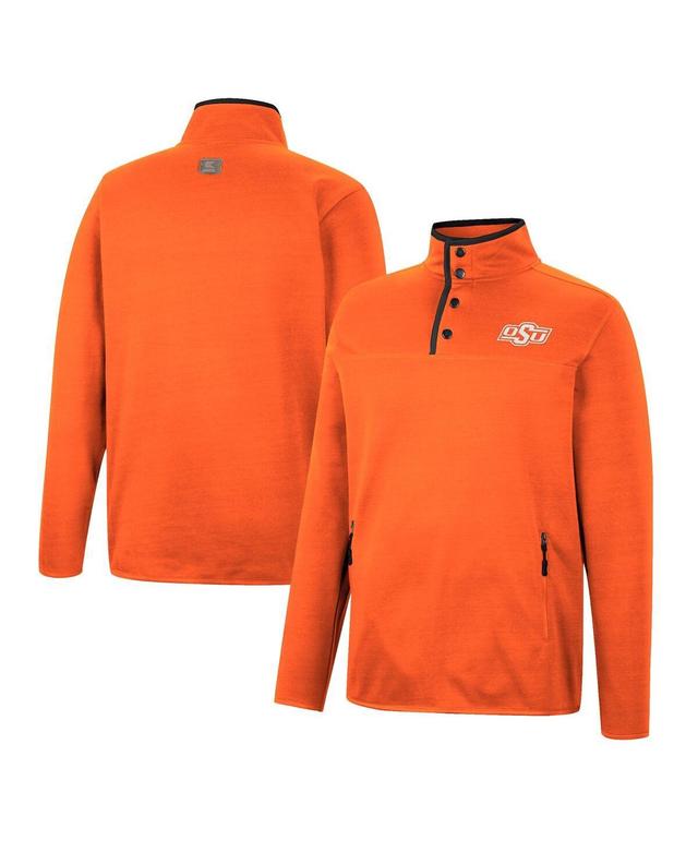 Mens Colosseum Oklahoma State Cowboys Rebound Quarter-Snap Jacket Product Image