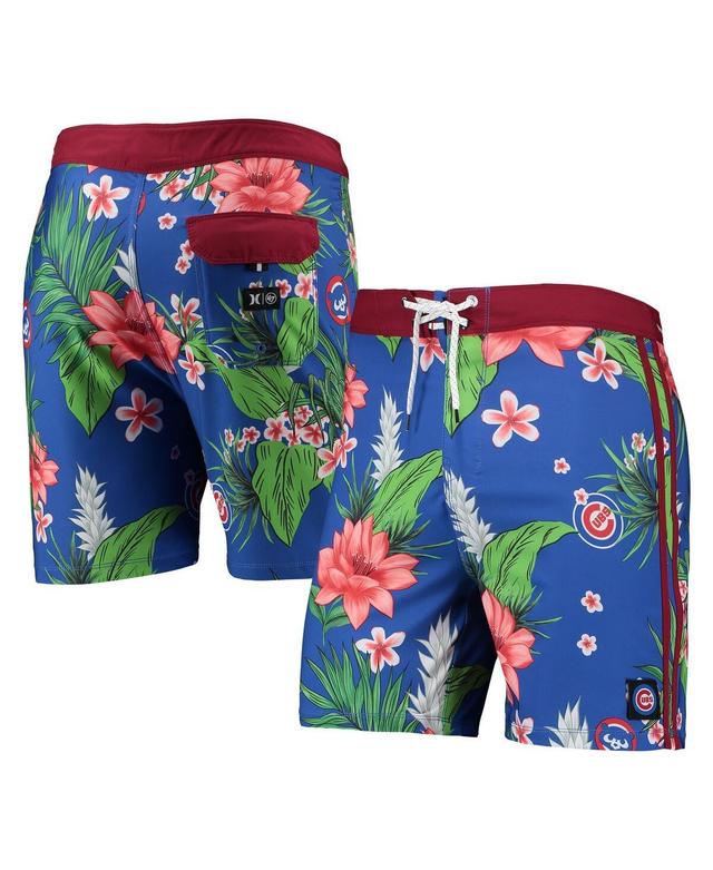 Mens Hurley x 47 Royal Chicago Cubs Phantom Tailgate Swim Shorts Product Image