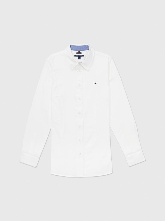 Tommy Hilfiger Women's Stretch Cotton Shirt Product Image