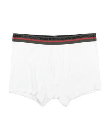 DSQUARED2 Man Boxer White Size L Cotton Product Image