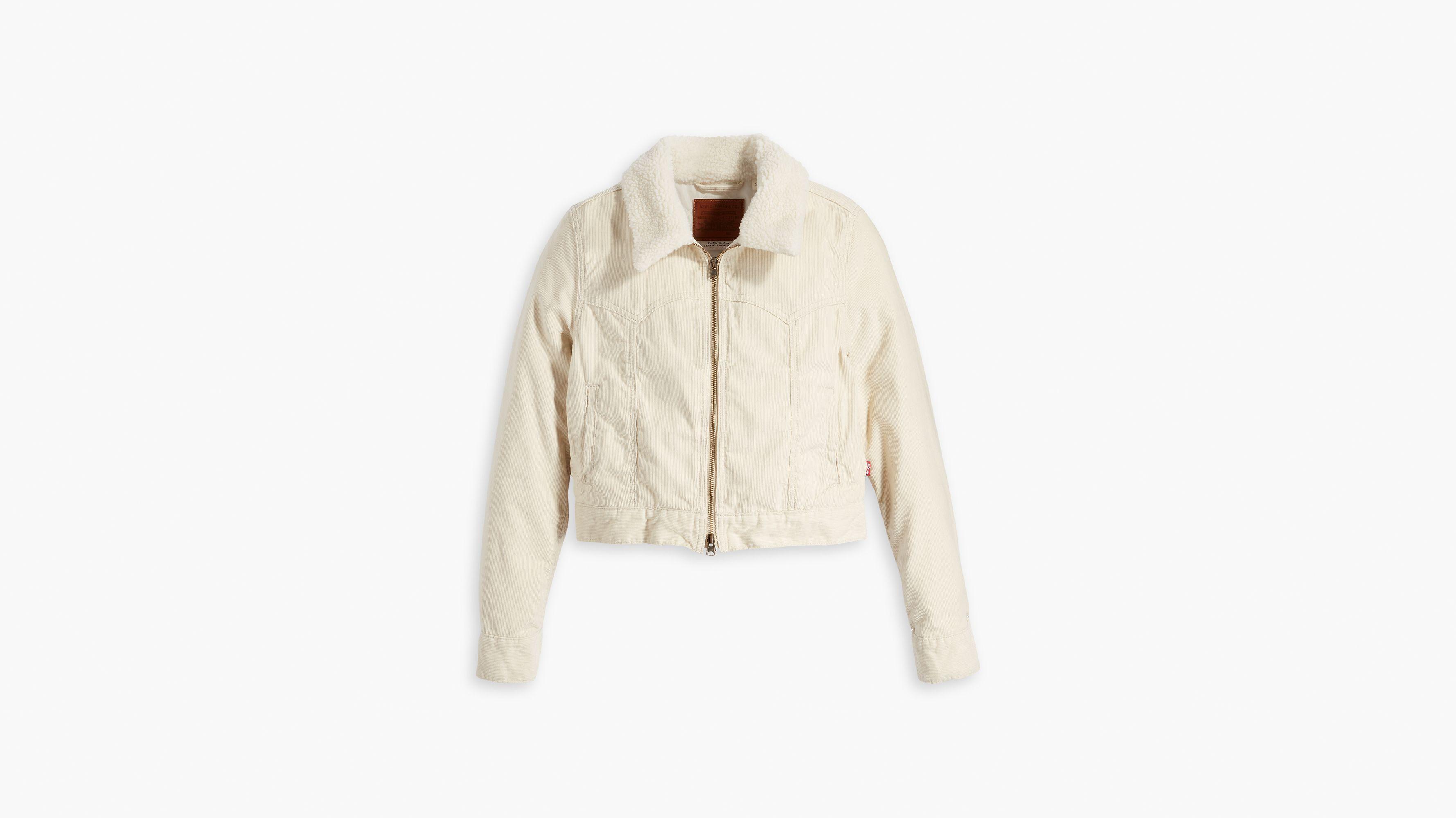 Levi's Sherpa Corduroy Trucker Jacket - Women's Product Image