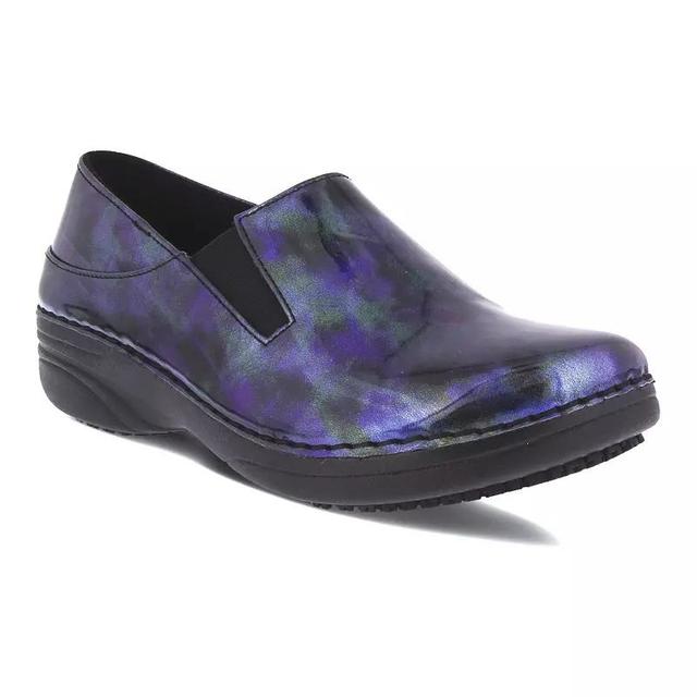 Spring Step Professional Ferrara-Fog Womens Clogs Blue Patent Product Image