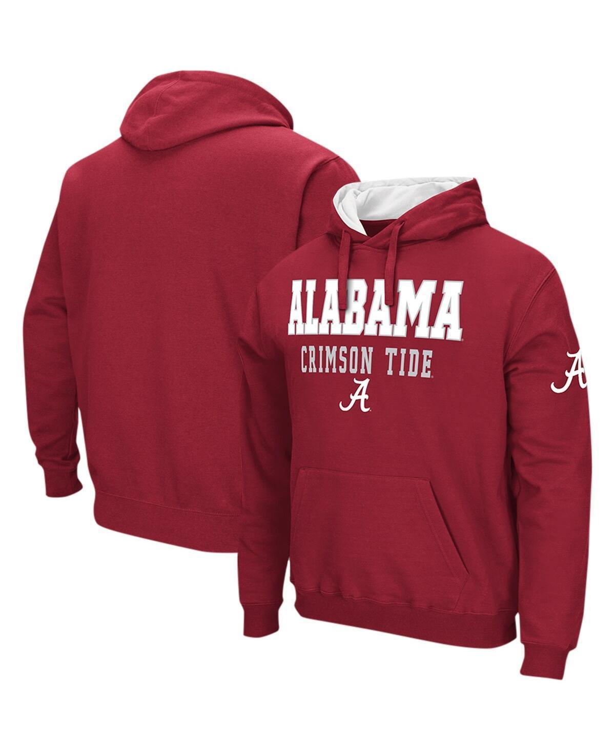 Mens Colosseum Crimson Alabama Crimson Tide Sunrise Pullover Hoodie Red Product Image