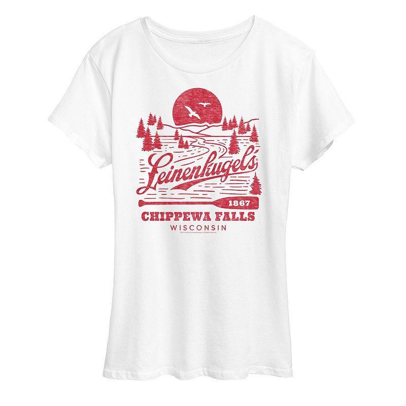 Womens Leinenkugels Outdoor Scene Graphic Tee Black Product Image