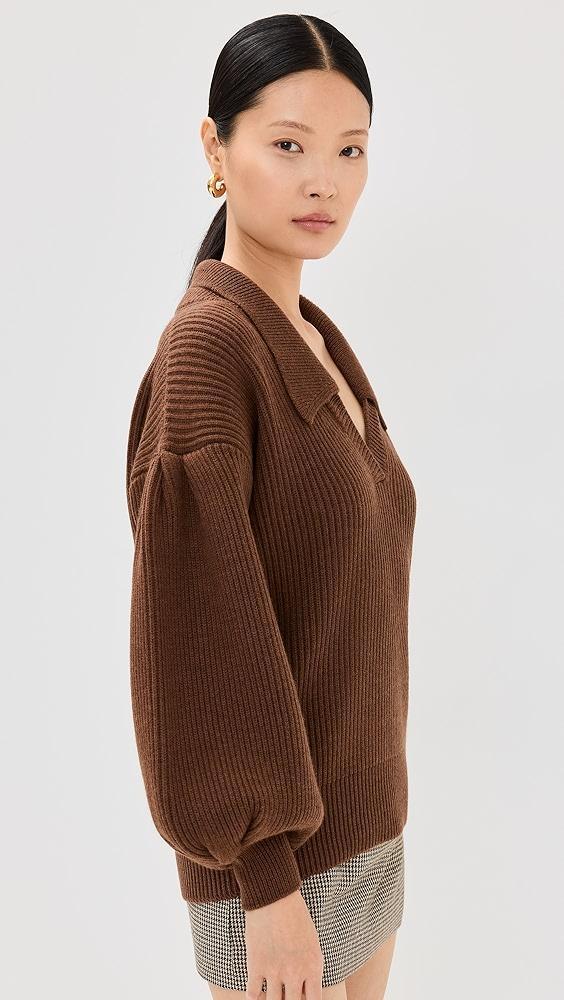 Kika Vargas Greta Sweater Tobacco Cashmere | Shopbop Product Image