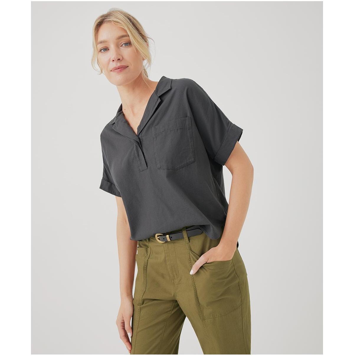 Womens Sunset Light Gauze Popover Top S Product Image