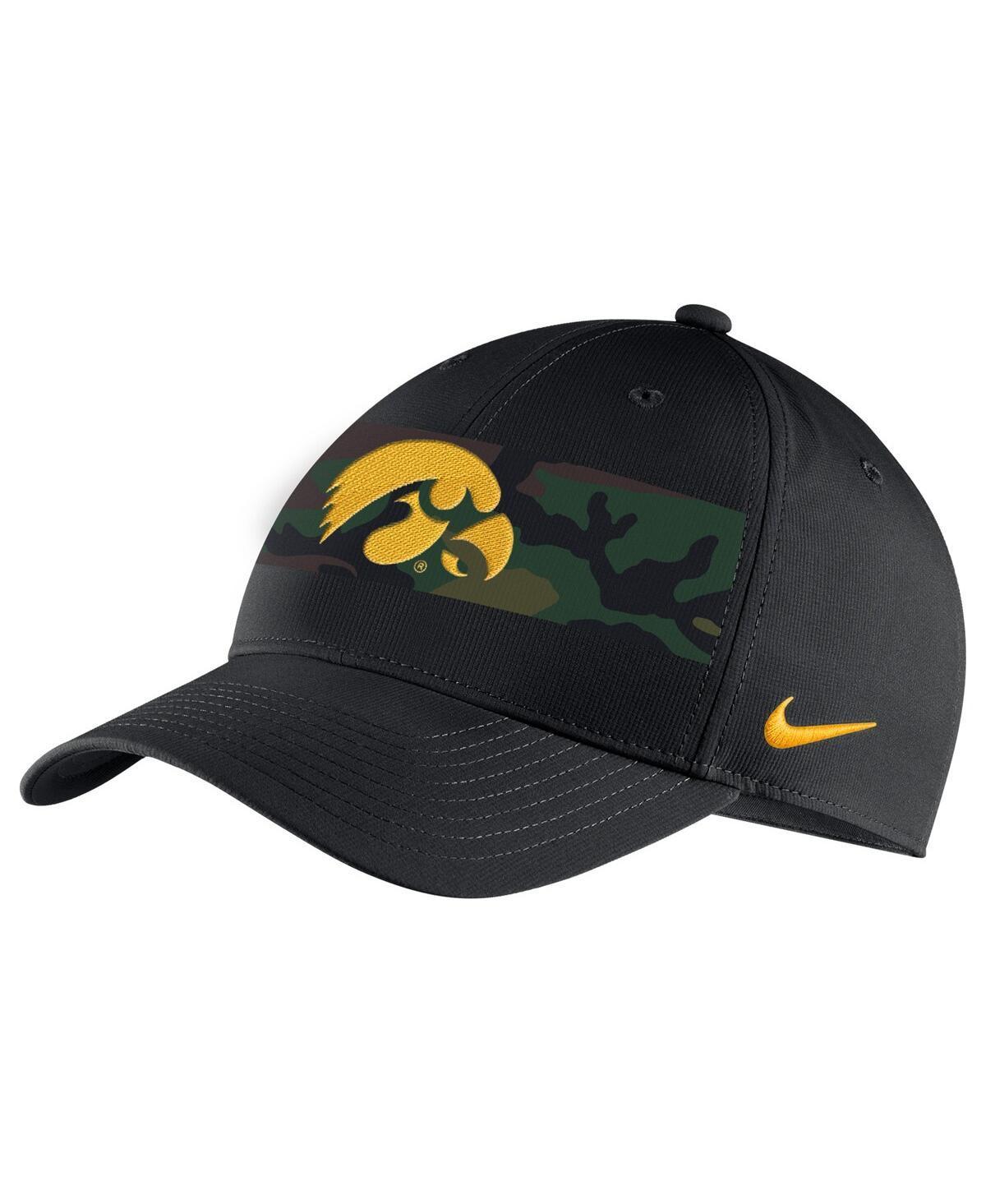 Mens Nike Iowa Hawkeyes Military Pack Camo Legacy91 Adjustable Hat Product Image