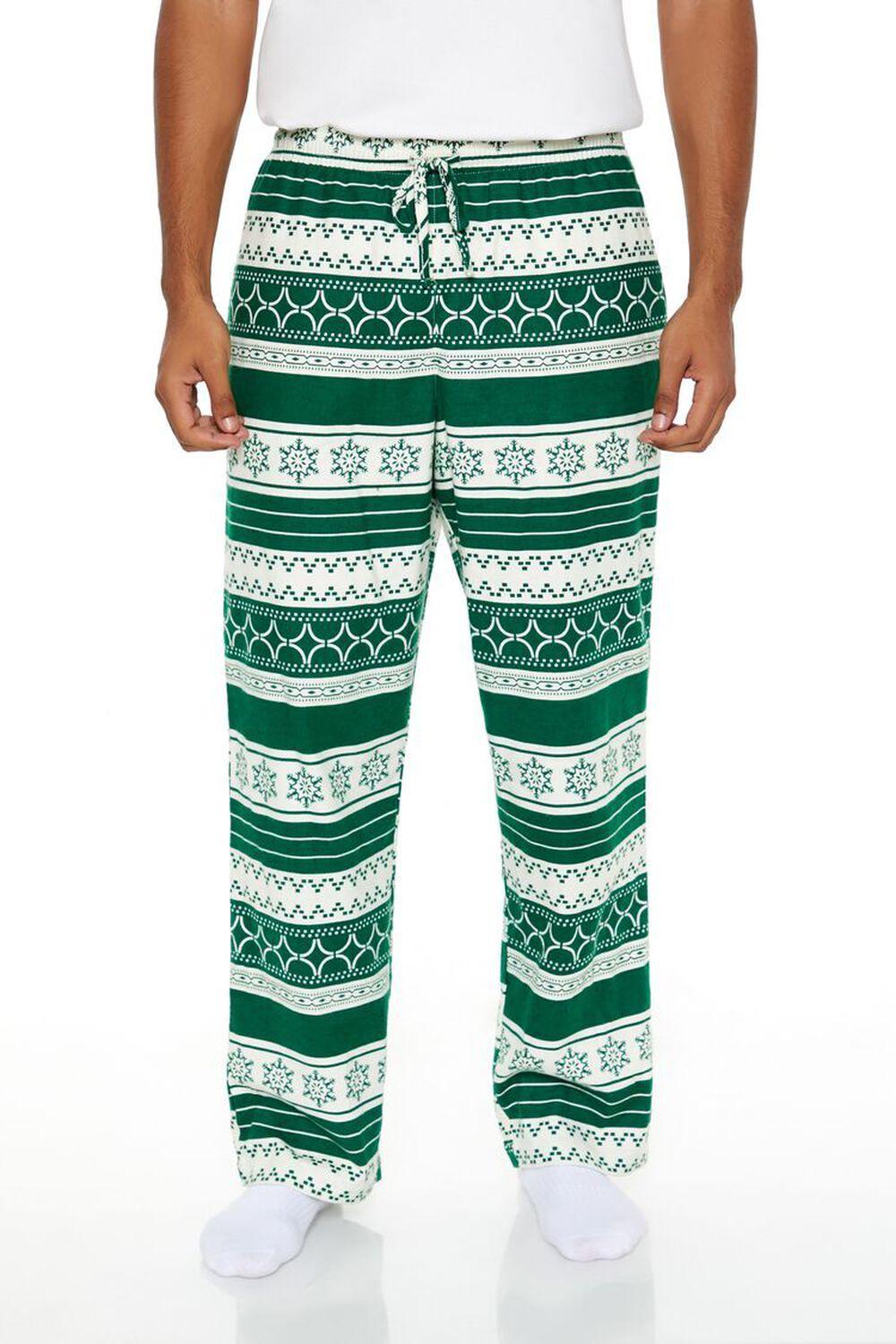 Flannel Fair Isle Pajama Pants | Forever 21 Product Image