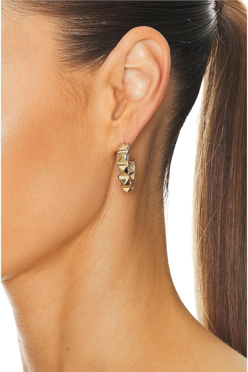 Womens VLogo Signature Metal Earrings Product Image