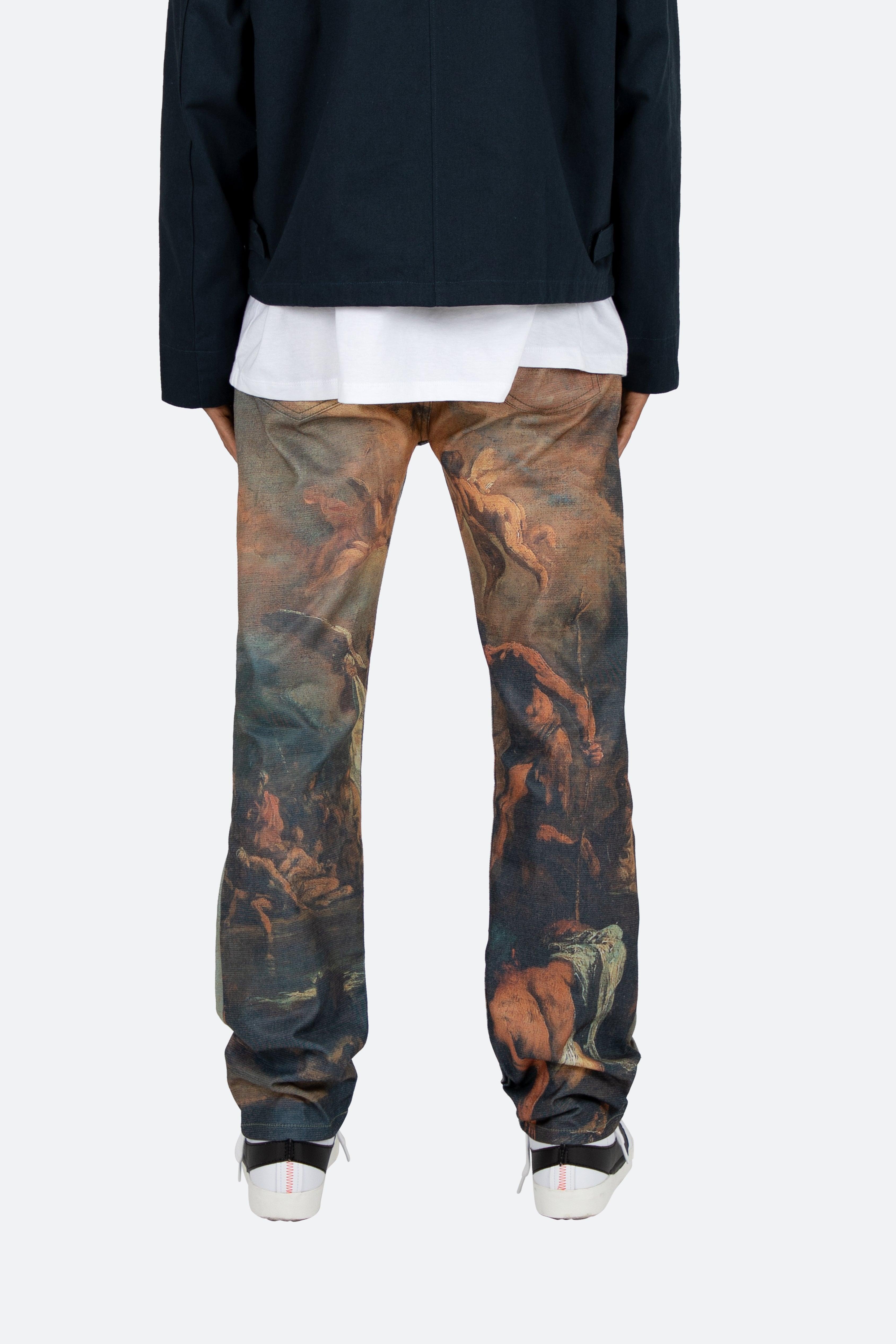 V176 Art Baggy Denim - Multi Male Product Image