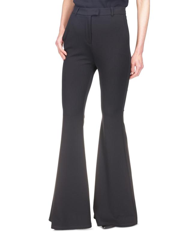 Michael Michael Kors Womens High-Waist Flared Pants Product Image