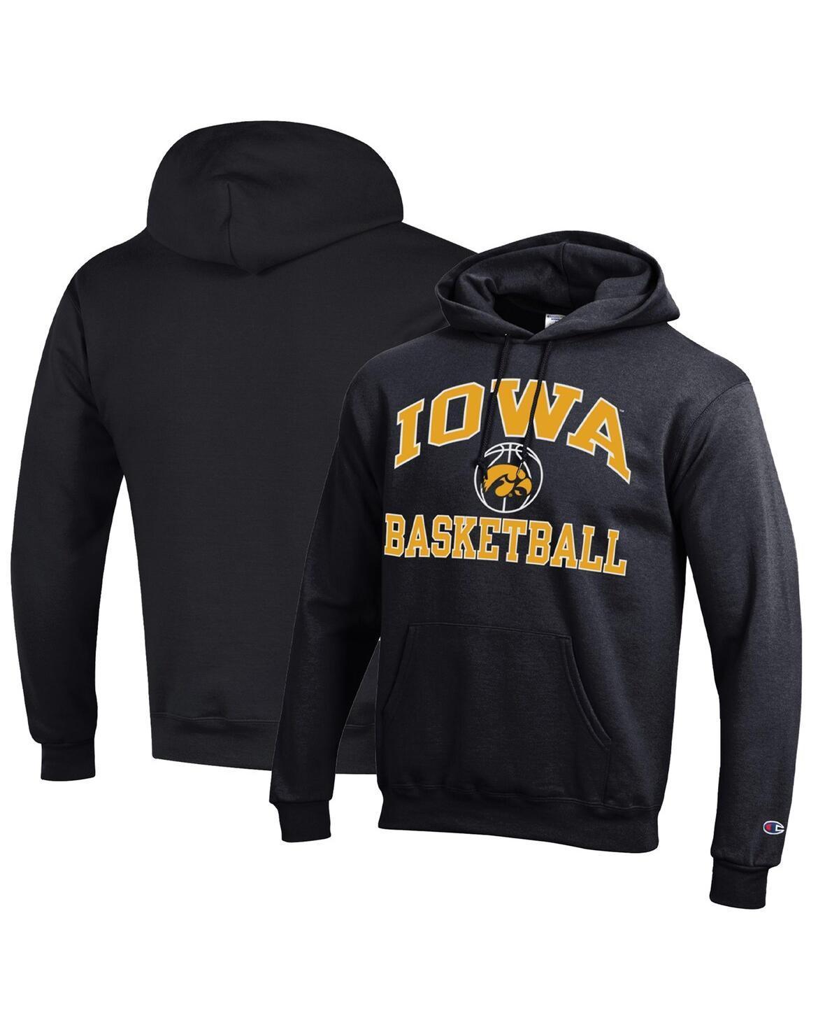 Mens Champion Iowa Hawkeyes Basketball Icon Powerblend Pullover Hoodie Product Image