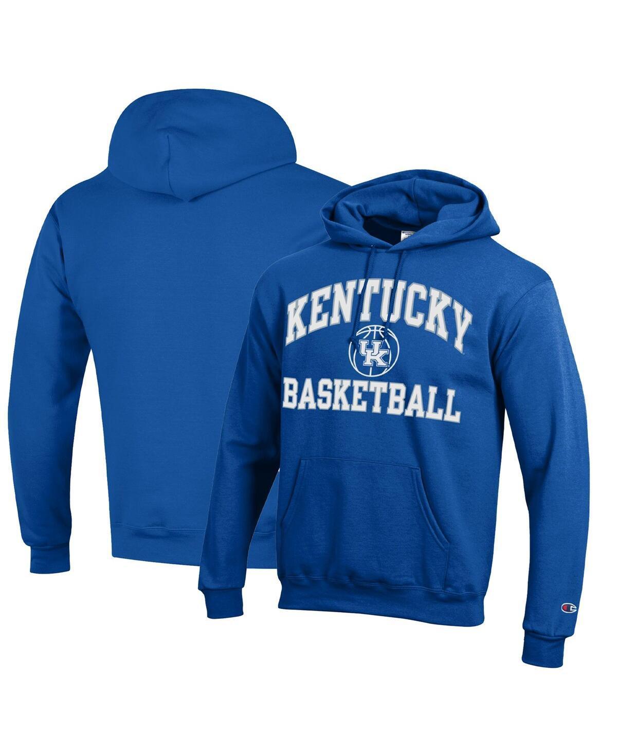 Mens Champion Royal Kentucky Wildcats Basketball Icon Powerblend Pullover Hoodie Product Image