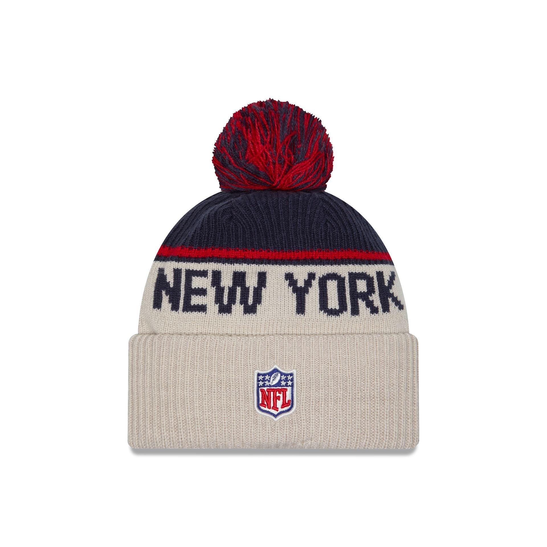 New York Giants 2024 Cold Weather Historic Pom Knit Hat Male Product Image