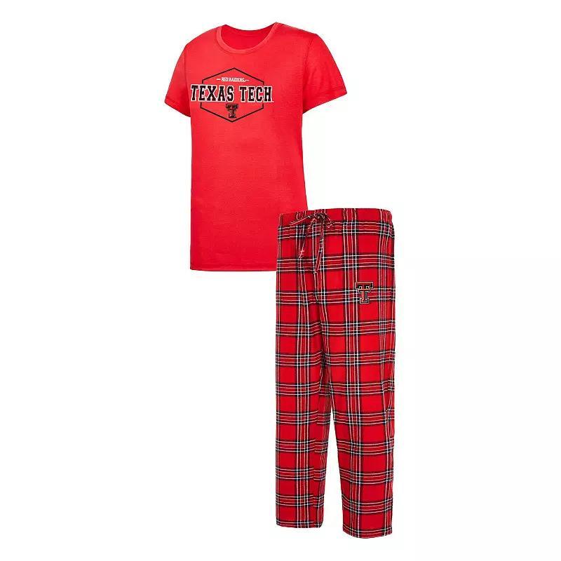 Womens Concepts Sport /Black Maryland Terrapins Badge T-Shirt & Flannel Pants Sleep Set Product Image