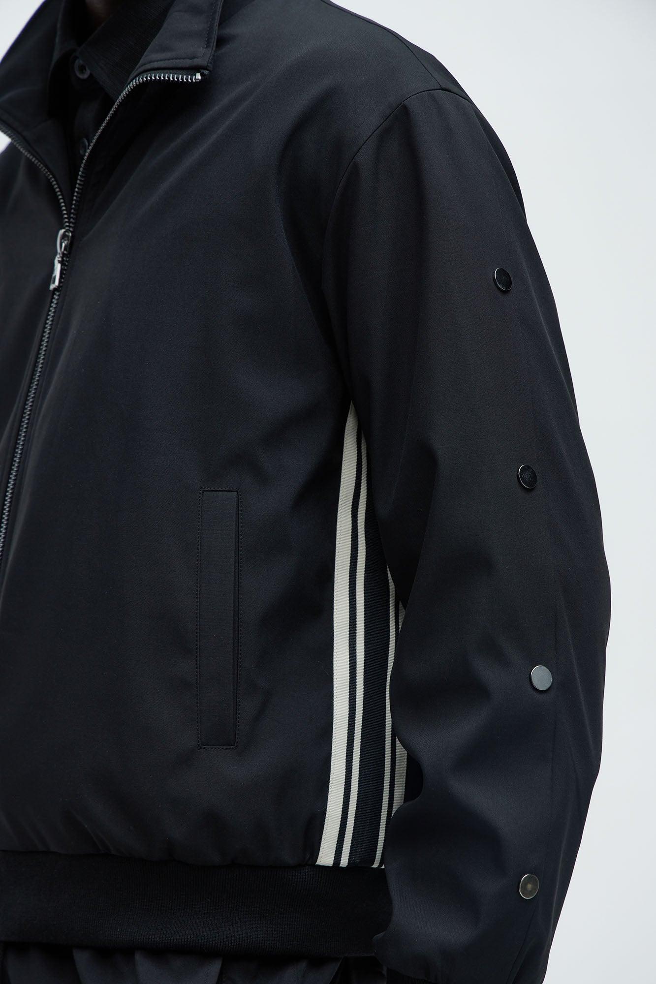 Standout Striped Track Jacket - Black Product Image