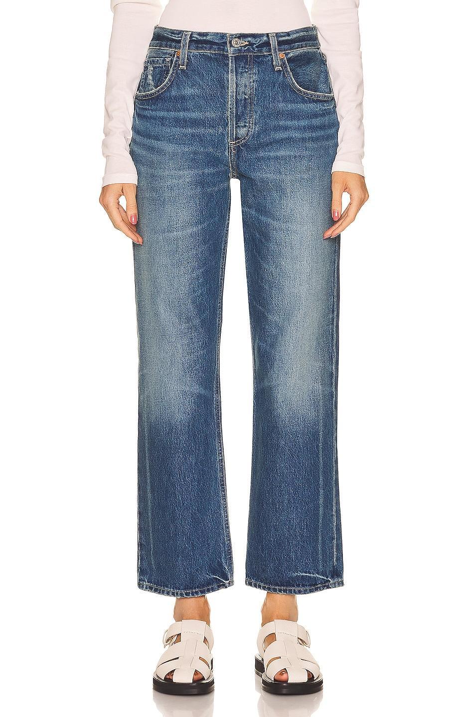 Citizens of Humanity Neve Low Slung Relaxed Jeans in Oasis, Size 29 Product Image