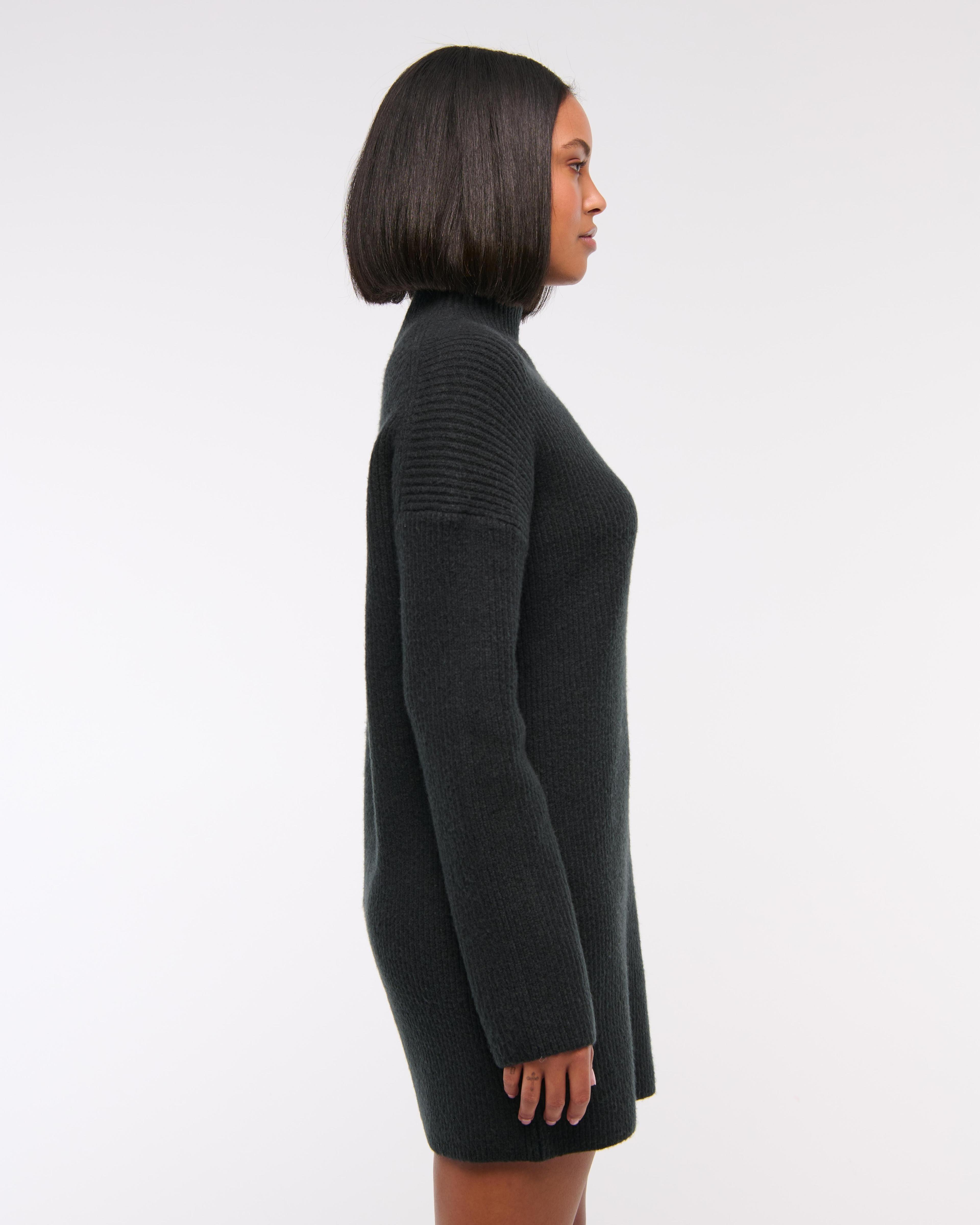 Easy Mockneck Mini Sweater Dress Product Image