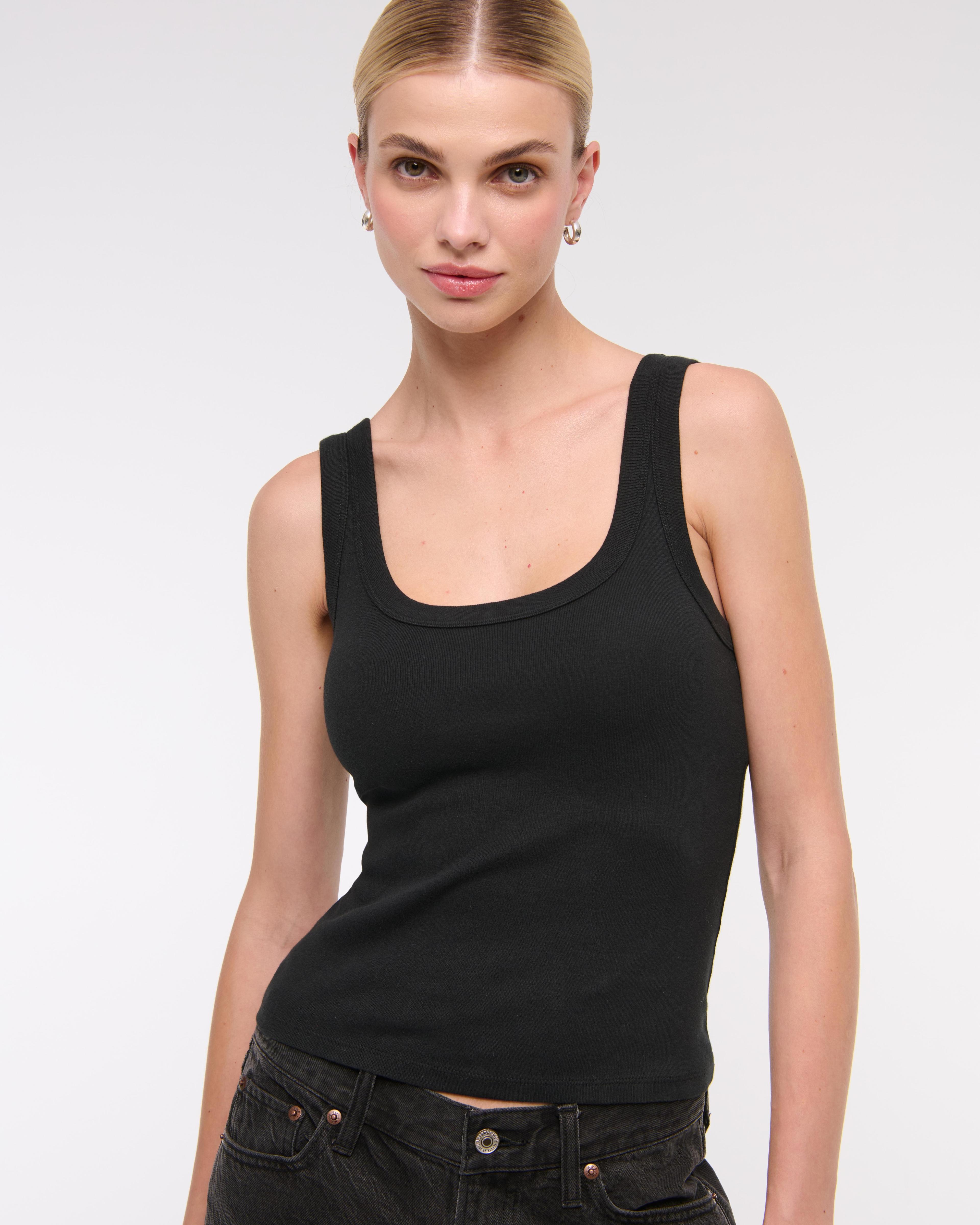 Vintage Rib Tuckable Scoopneck Tank Product Image