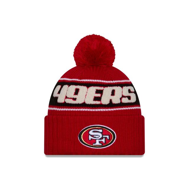 San Francisco 49ers 2024 Cold Weather Sport Pom Knit Hat Male Product Image