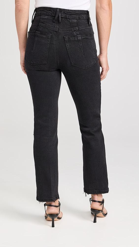 Good American Good Petite Straight Jeans with Darted Back Pockets | Shopbop Product Image