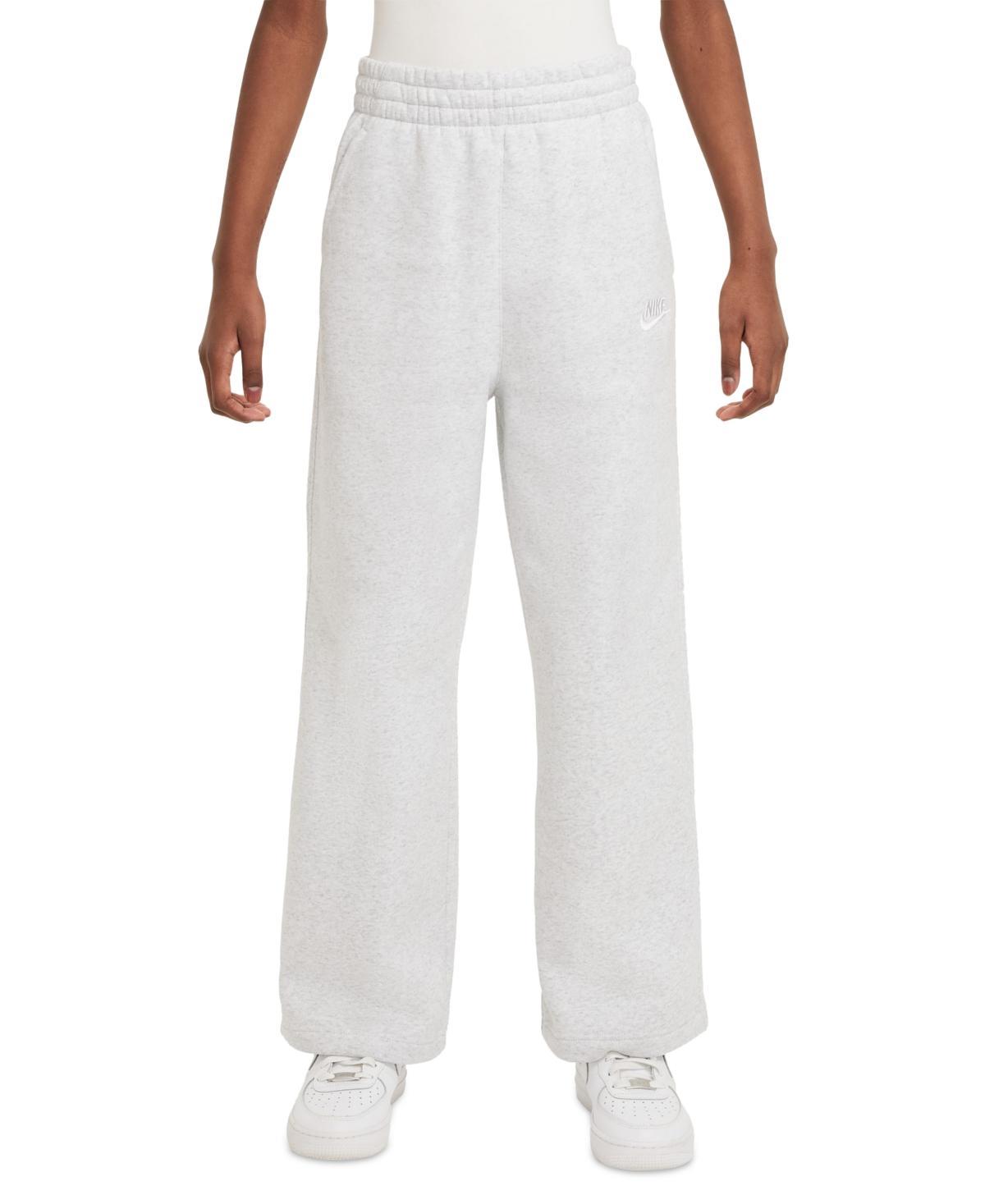 Women's Nike Sportswear Club Fleece Girls' Wide-Leg Pants Product Image