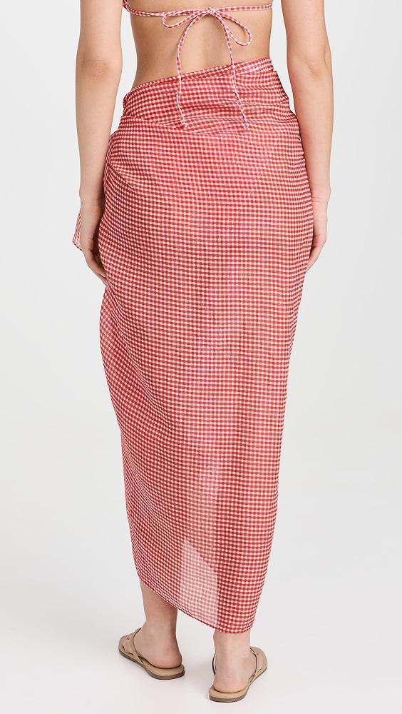 Good American Tencel Capri Long Sarong | Shopbop Product Image