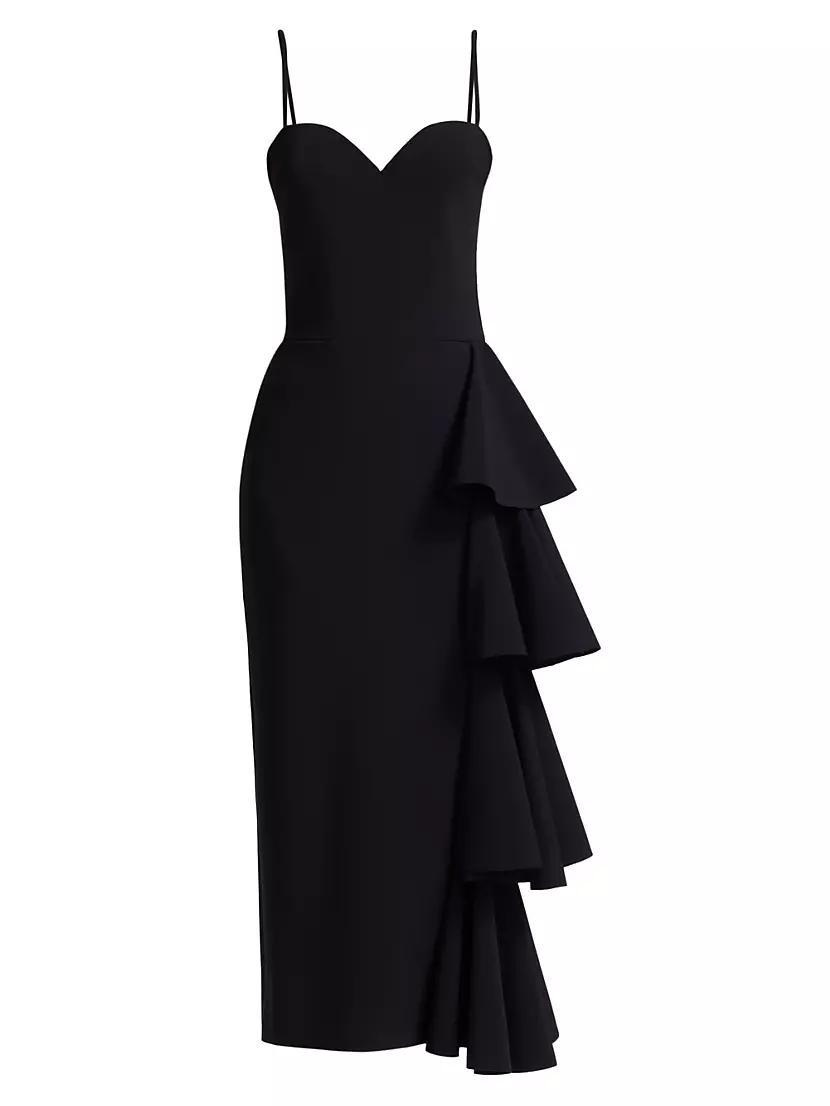 Gussie Tiered Ruffle Midi Dress Product Image