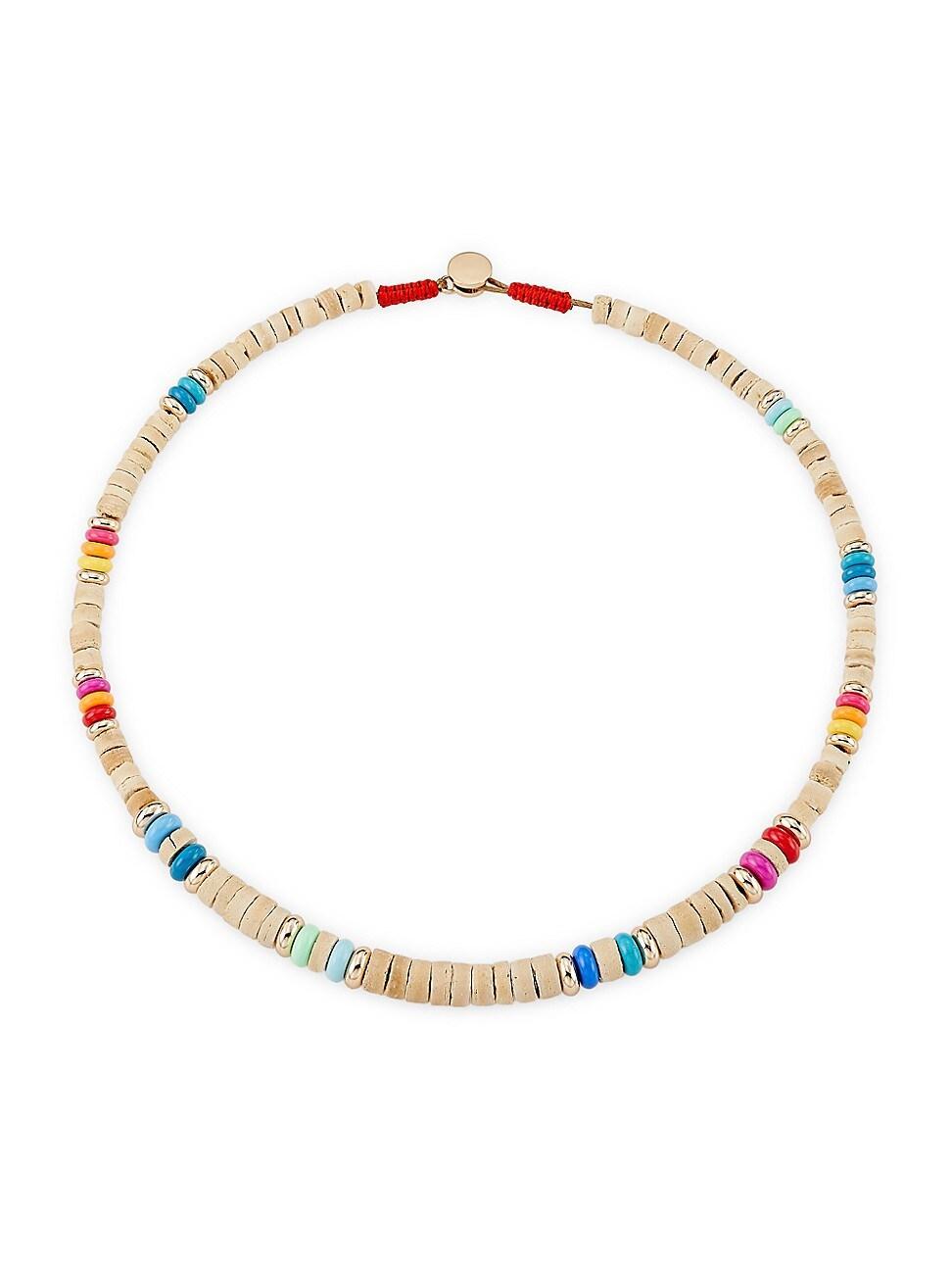 Womens Island Time Heishi Bead Necklace Product Image