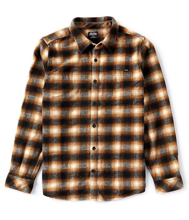 Hurley Portland Plaid Wool-Blend Brushed Flannel Shacket Product Image