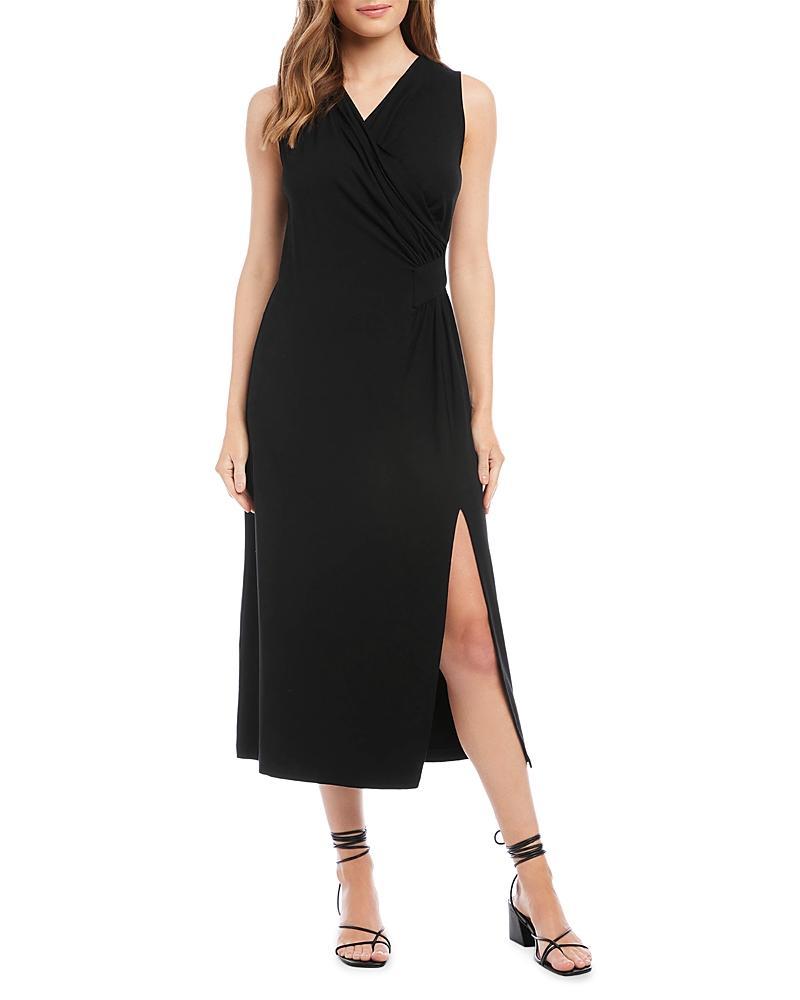 Karen Kane Faux Wrap Midi Dress Product Image