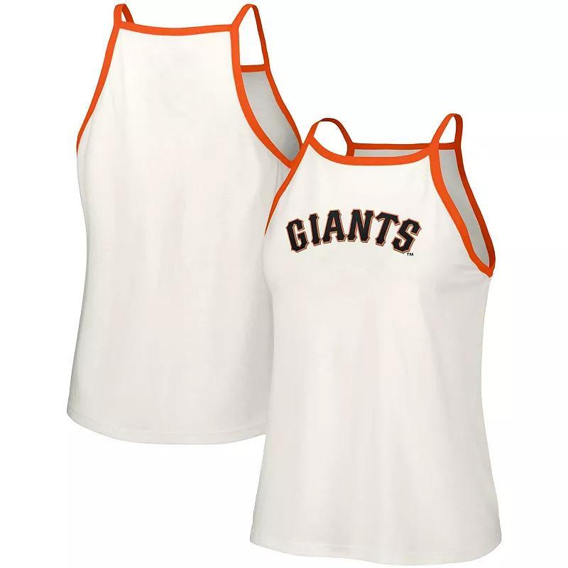 Womens Lusso Style San Francisco Giants Nadine Halter Tank Top Product Image