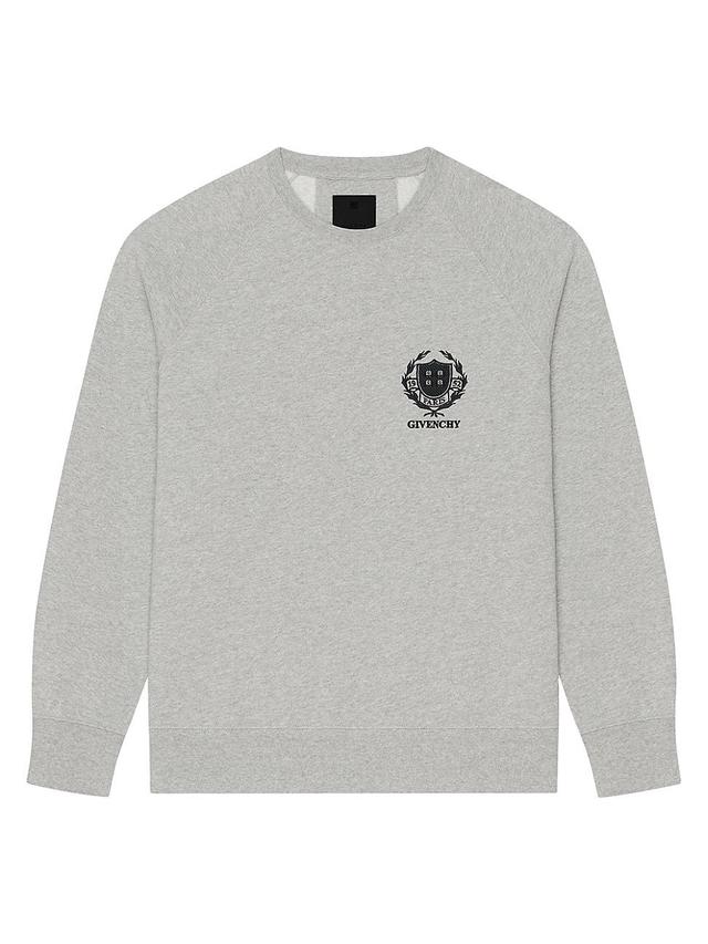 Mens Crest Slim Fit Sweatshirt In Fleece Product Image